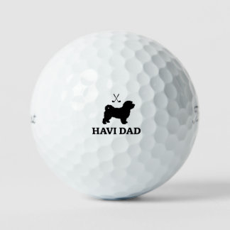 Havanese Golf Dad Titleist Pro V1 Ball Geschenk