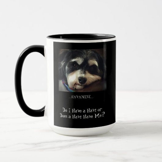 Havanese-habe ich ein Havi? Tasse (Links)