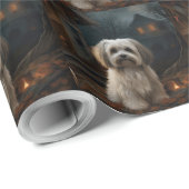 Havanese Halloween Beängstigend Geschenkpapier (Rolleneckpunkt)