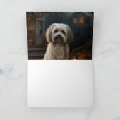 Havanese Halloween Beängstigend Karte (Innenseite)