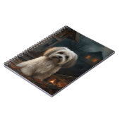 Havanese Halloween Beängstigend Notizblock (Linke Seite)