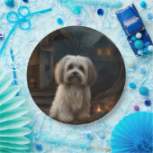 Havanese Halloween Beängstigend Pappteller (Party)