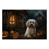 Havanese Halloween Beängstigend Poster (Vorderseite)