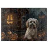 Havanese Halloween Beängstigend Schneidebrett (Vorderseite)