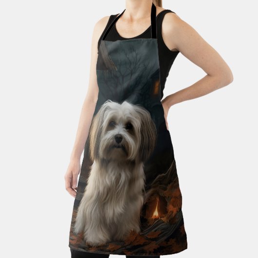 Havanese Halloween Beängstigend Schürze (InSitu)