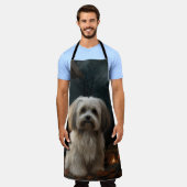 Havanese Halloween Beängstigend Schürze (Getragen)