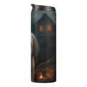 Havanese Halloween Beängstigend Thermosbecher (Nach rechts gedreht)