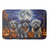 Havanese Halloween Spooky Badematte (Vorderseite)
