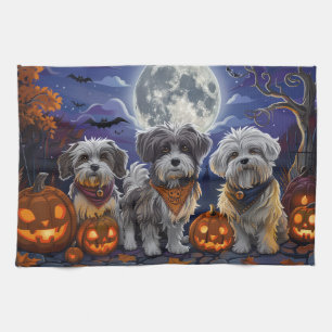 Havanese Halloween Spooky Geschirrtuch