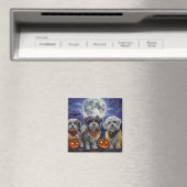 Havanese Halloween Spooky Magnet (In Situ (Geschirrspüler))
