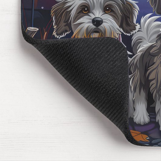 Havanese Halloween Spooky Mousepad (Ecke)