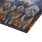 Havanese Halloween Spooky Schneidebrett (Ecke)