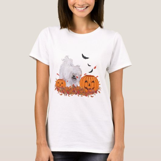 Havanese Halloween T-Shirt (Vorderseite)