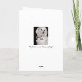 Havanese Happy Birthday Karte (Rückseite)