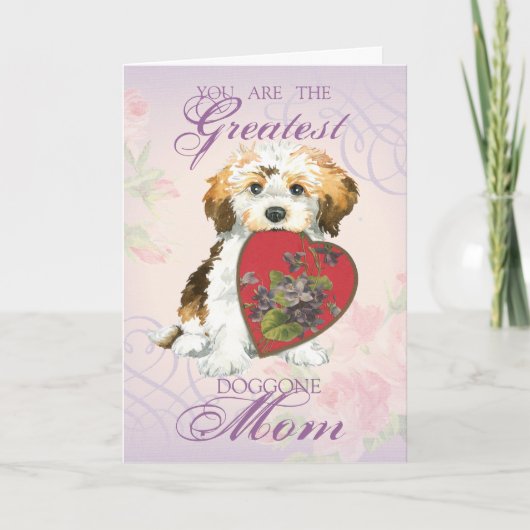 Havanese Heart Mama Karte (Vorderseite)