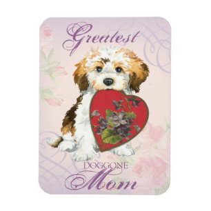 Havanese Herzliche Mama Magnet