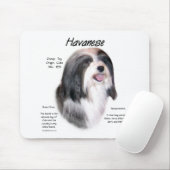 Havanese History Design Mousepad (Mit Mouse)