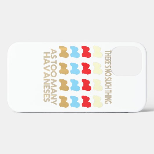 Havanese Hogs Premium Case-Mate iPhone Hülle (Rückseite (Horizontal))