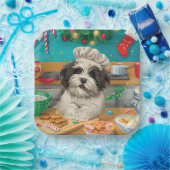Havanese Holiday Baking: Festliche Weihnachten Pappteller (Party)