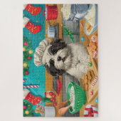 Havanese Holiday Baking: Festliche Weihnachten Puzzle (Vertikal)