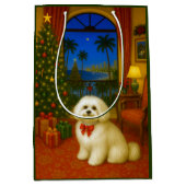 Havanese Holiday  Mittlere Geschenktüte (Vorderseite)