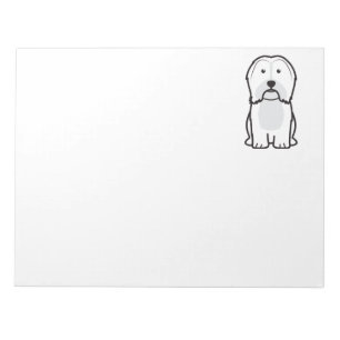 Havanese-Hund-Cartoon Notizblock