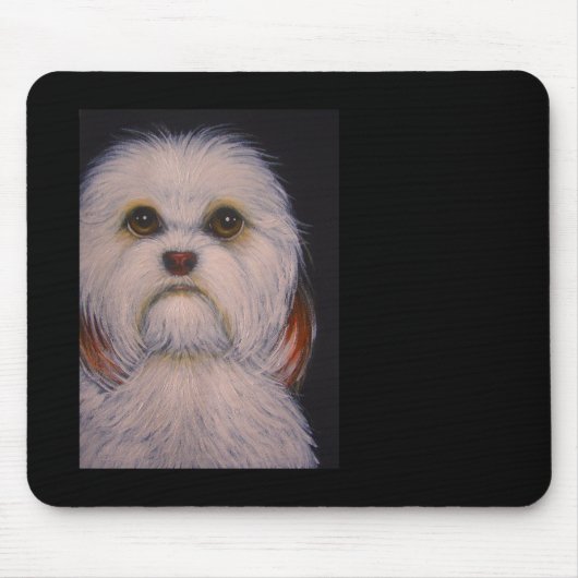 HAVANESE HUND CUTOMIZE Mousepad (Vorne)