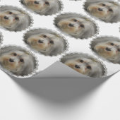 Havanese Hund Geschenkpapier (Ecke)