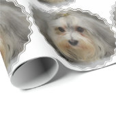 Havanese Hund Geschenkpapier (Rolleneckpunkt)