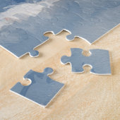 Havanese Hund in Sledge Lass es Schnee Weihnachten Puzzle (Seite)