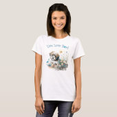 Havanese Hund Mama Floral T-Shirt (Vorne ganz)