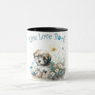 Havanese Hund Mama Floral Tasse