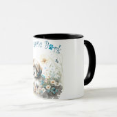 Havanese Hund Mama Floral Tasse (VorderseiteRechts)