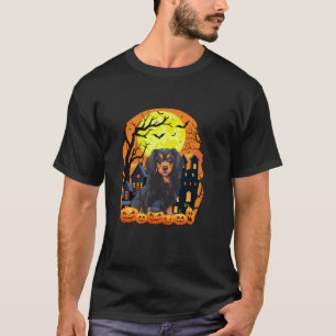 Havanese Hund mit Pumpkins Witziges Beängstigendes T-Shirt