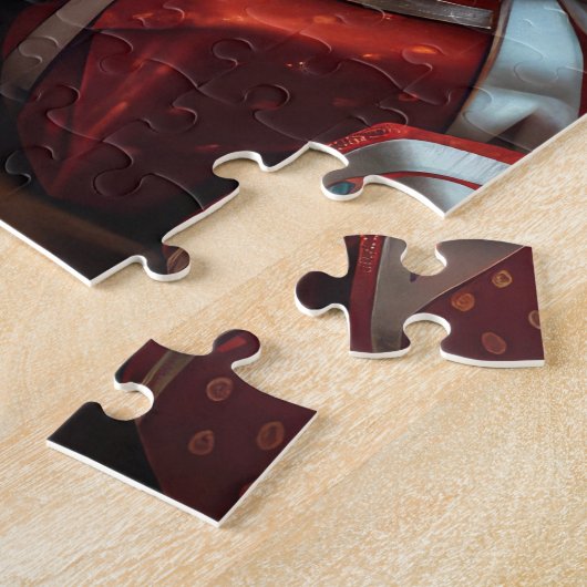 Havanese Hund mit Weihnachtsgeschenken Puzzle (Seite)