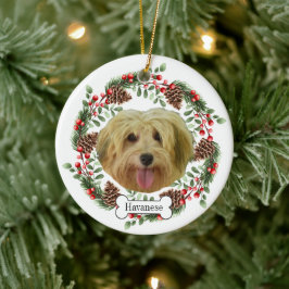 Havanese Hund Personalisiert Keramik Ornament