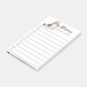 Havanese Hund Personalisiert, Notizen nach dem End (angewinkelt)