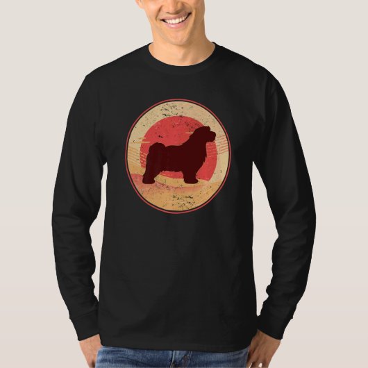 Havanese Hund Retro 12 T-Shirt (Vorderseite)