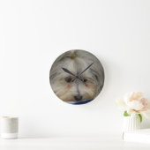Havanese Hund Runde Wanduhr (Zuhause)