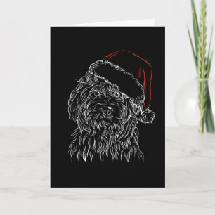 Havanese-Hund-Santa-Hut Karte