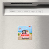 Havanese Hund Valentinstag LKW Magnet (In Situ (Geschirrspüler))