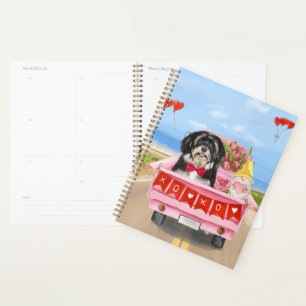 Havanese Hund Valentinstag LKW Planer