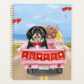 Havanese Hund Valentinstag LKW Planer (Vorderseite)