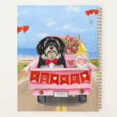 Havanese Hund Valentinstag LKW Planer (Rückseite)