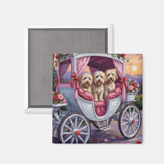 Havanese Hund Valentinstag Magnet (Vorderseite/Rückseite)