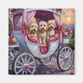 Havanese Hund Valentinstag Magnet (Vorne)