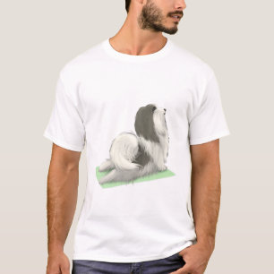 Havanese Hund Yoga Pose Meditation Zen Workout Exe T-Shirt