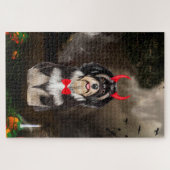 Havanese Hund zu Halloween-Kostüm Puzzle (Horizontal)