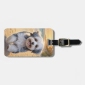 Havanese-Hunde-Gepäckanhänger Gepäckanhänger (Vorderseite horizontal)