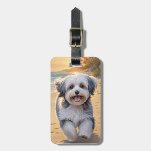 Havanese-Hunde-Gepäckanhänger Gepäckanhänger